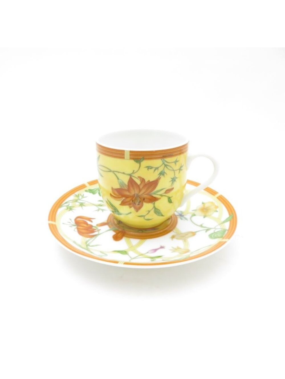 Hermes Siesta Demitasse Cup & Saucer Flower